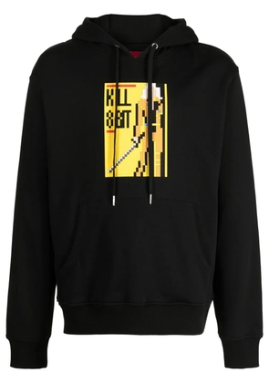 Mostly Heard Rarely Seen 8-Bit Kill 8Bit graphic-print cotton hoodie - Black