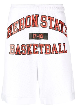 Heron Preston logo-print basketball shorts - White