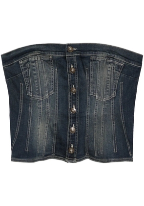 ACT Nº1 denim corset top - Blue