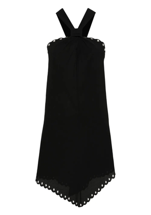 ISABEL MARANT Tegany scalloped mini dress - Black
