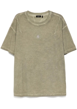 FIVE CM logo-studded T-shirt - Green