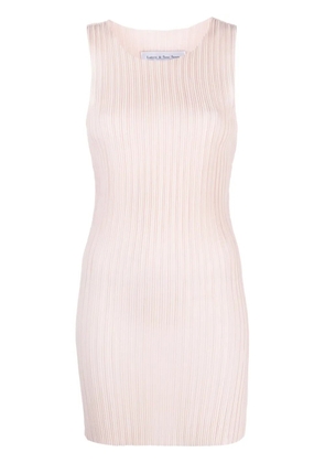 Ludovic de Saint Sernin rib-knit dress - Pink