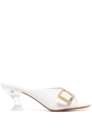 Tod's buckle-detail open-toe sandals - White