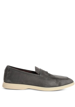 Bougeotte logo-appliqué detailing loafers - Grey