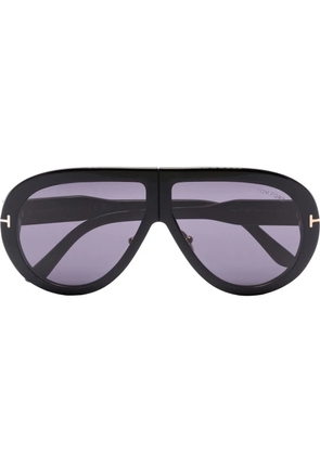 TOM FORD Eyewear Troy pilot-frame sunglasses - Black