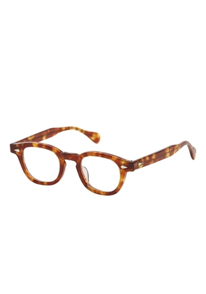 JULIUS TART OPTICAL square-frame glasses - Brown
