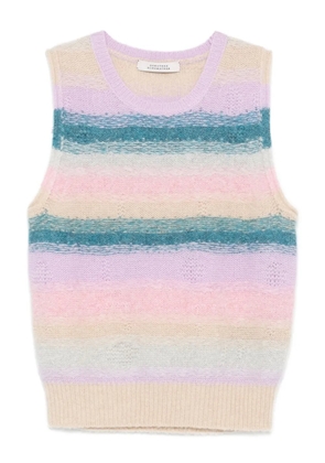 Dorothee Schumacher striped sleeveless top - Purple