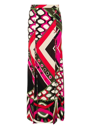 PUCCI Vivara-print maxi skirt - Neutrals