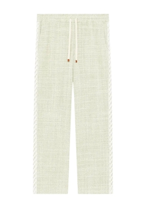 Drôle De Monsieur cotton-blend trousers - Green