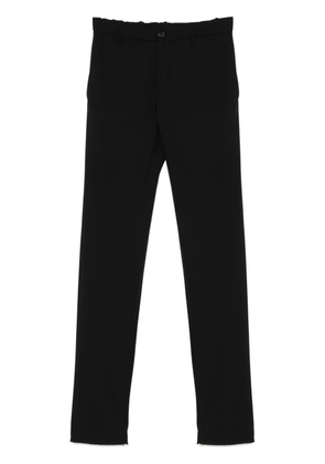 Incotex pressed-crease trousers - Black