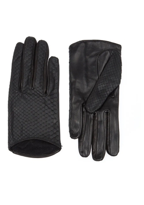 Imoni snakeskin gloves - Black