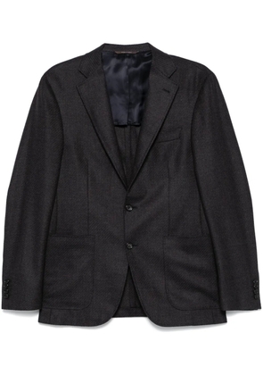Canali wool blazer - Blue