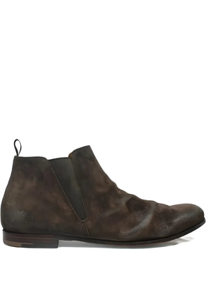 Church's brown pull-tab boots