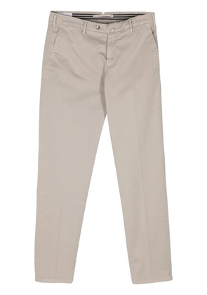 LUIGI BIANCHI MANTOVA cotton chino trousers - Neutrals