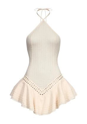 Ludovic de Saint Sernin Square mini dres - Neutrals