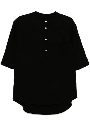 CROQUIS linen T-shirt - Black