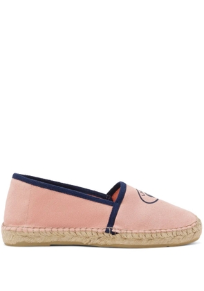 Lacoste logo-print espadrilles - Pink