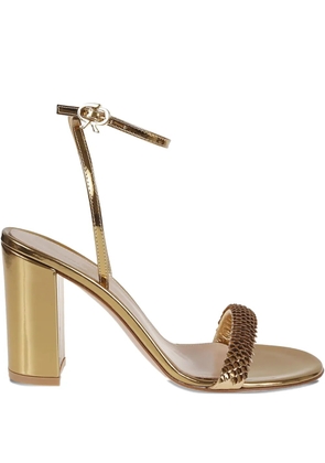 Gianvito Rossi Calissa leather sandals - Gold