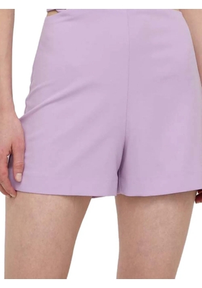 Patrizia Pepe cut-out detail shorts - Purple