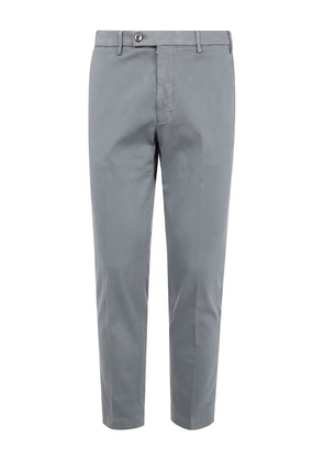 michael coal patch-detail cotton trousers - Grey