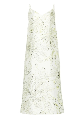 Saiid Kobeisy printed mikado dress - Green