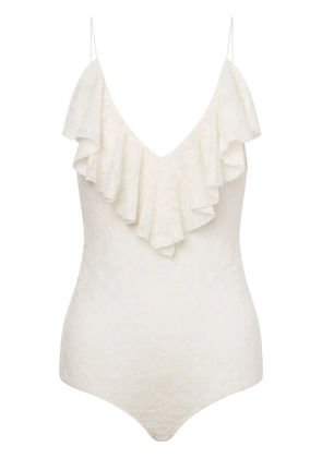 Philosophy Di Lorenzo Serafini ruffle-detailing bodysuit - White