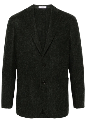 Boglioli chevron-pattern blazer - Green