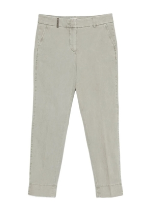 Peserico pocket-cuffed trousers - Grey