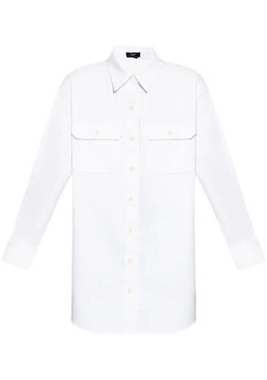 Theory long-sleeve cotton shirt - White