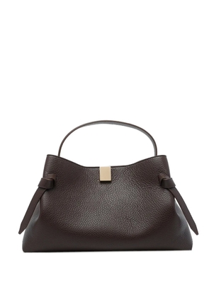 Yuzefi Gyoza leather tote bag - Brown