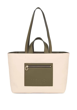 TOUS leather-trimmed tote bag - Neutrals