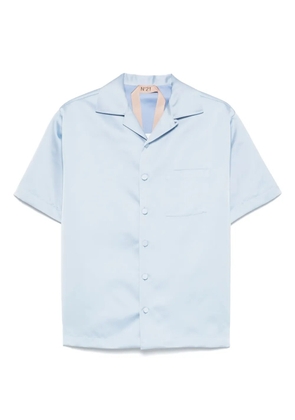 Nº21 satin shirt - Blue