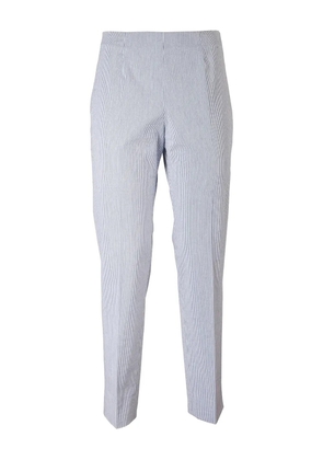 Berwich striped trousers - White