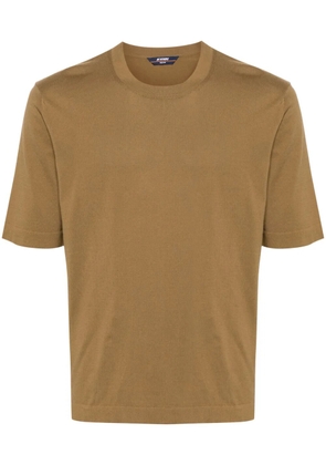 K-Way crew-neck cotton jumper - Brown