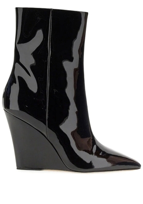 Paris Texas wedge heel boots - Black
