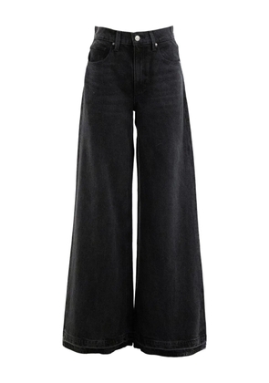 PAIGE wide-leg denim - Black