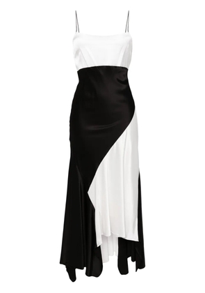 alice + olivia Rosa handkerchief midi dress - Black