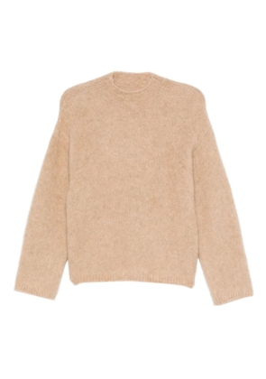 Forte Forte long-sleeved crew-neck sweater - Neutrals