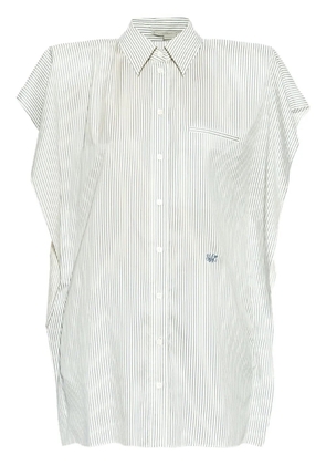 Stella McCartney silk shirt mini dress - White