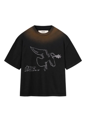 ROUGH. Rusty Bird t-shirt - Black