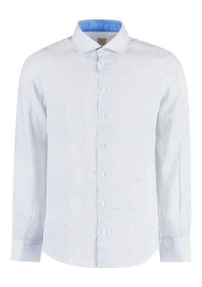 Bastoncino micro-pattern shirt - White