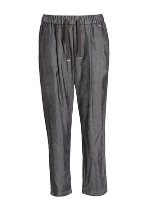 Herno drawstring ribbed trousers - Grey