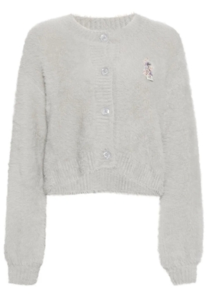 Musium Div. embroidered cardigan - Grey