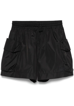 Simone Rocha technical-jersey shorts - Black