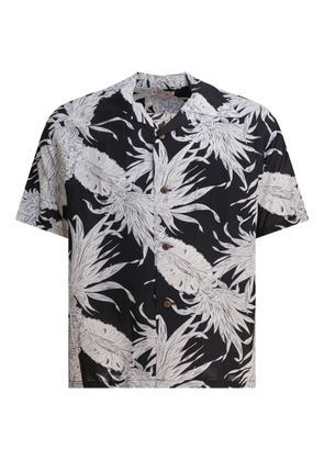 Sun Surf floral-print shirt - Black