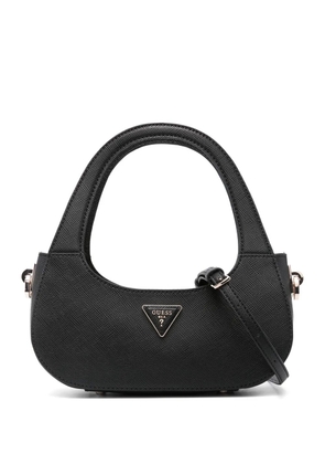 GUESS USA logo-plaque tote bag - Black