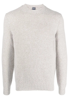 Fedeli long-sleeve crew-neck jumper - Neutrals