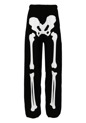 Takahiromiyashita The Soloist skeleton-print trousers - Black