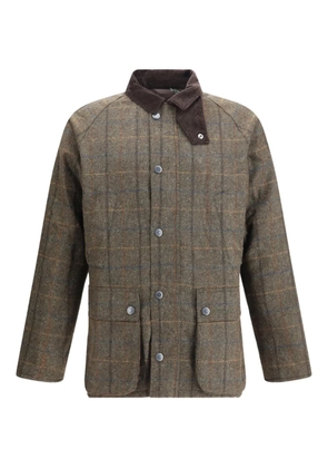 Barbour checked long-sleeves jacket - Green