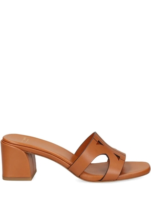 Kate Spade 60mm Double K mules - Brown